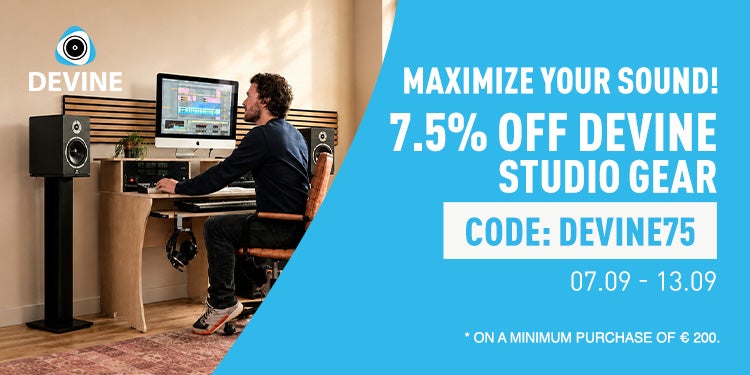 15% di sconto su Devine attrezzatura da studio
